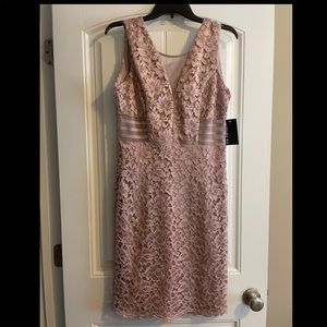 Rose Lace Short Dress